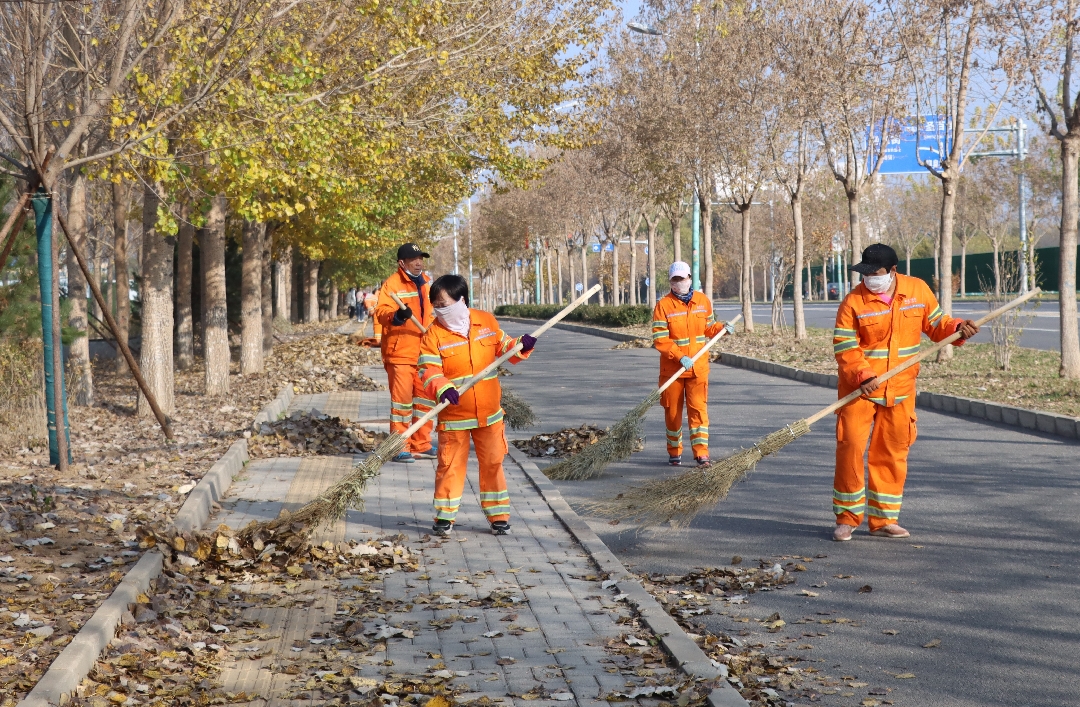 （秋）深秋时节，环卫工人清扫落叶_副本.jpg