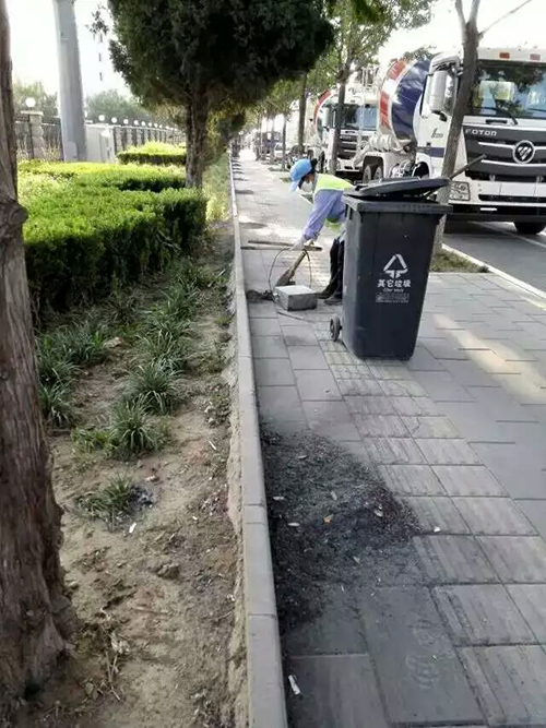 内文（清扫祭奠纸灰)